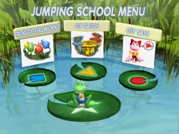 Konami Kids Playground - Frogger - Hop, Skip & Jumpin' Fun screen shot title